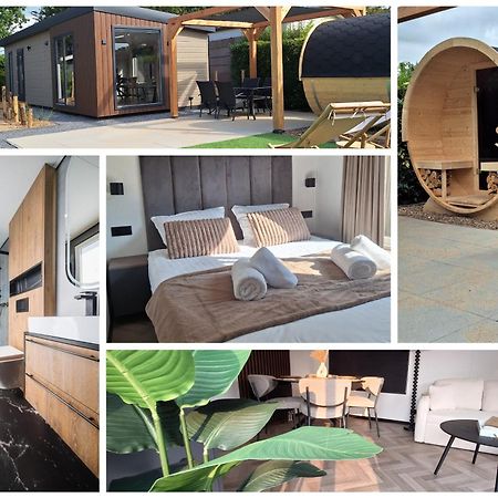 'Relax Lodge Sea' - Wellness Lodge In Zeeland - Private Sauna - Airco - Garden - Outdoor Swimming Pool - Free Wifi, Towels & Bed Linen Heinkenszand Eksteriør billede