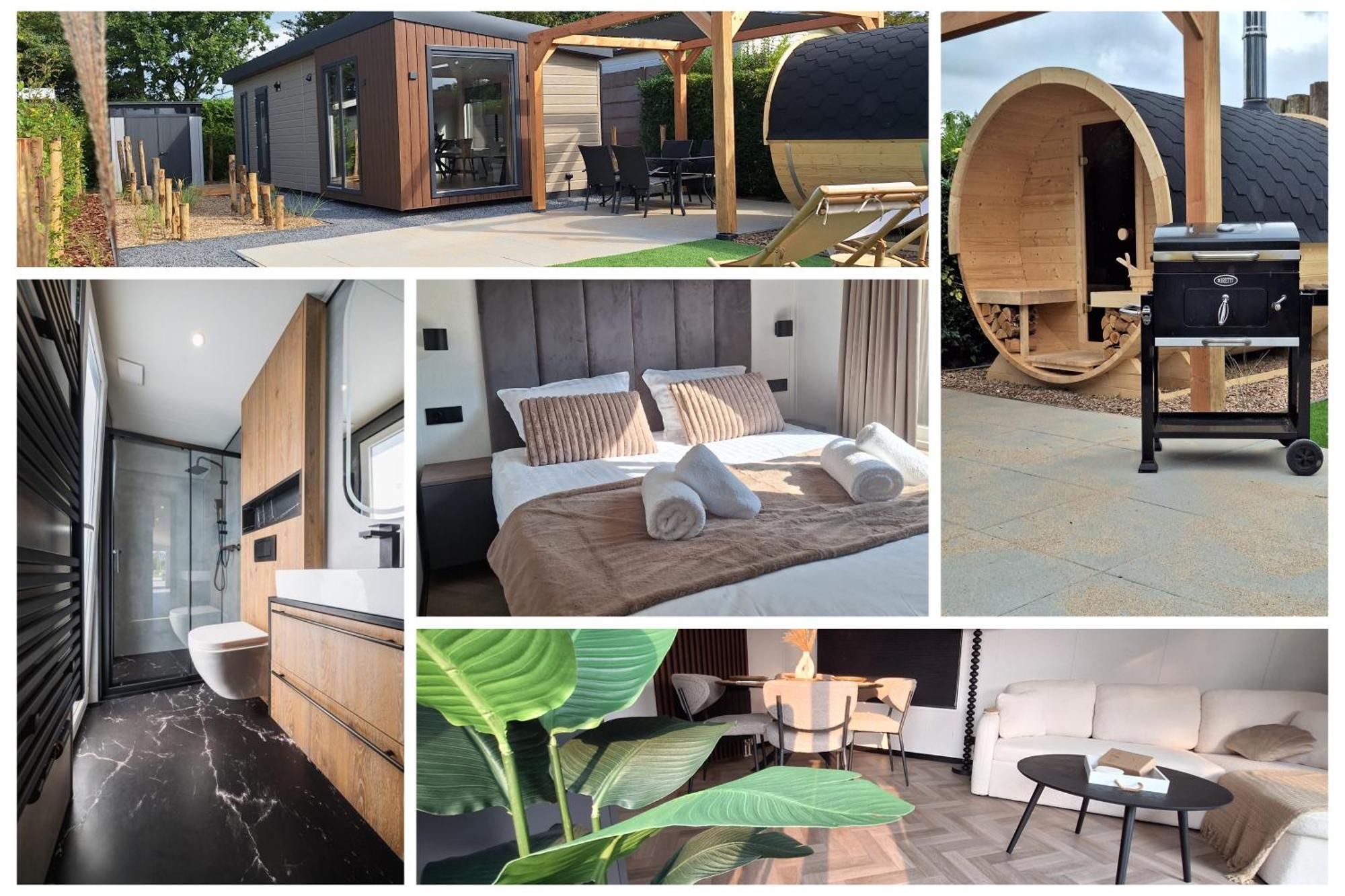 'Relax Lodge Sea' - Wellness Lodge In Zeeland - Private Sauna - Airco - Garden - Outdoor Swimming Pool - Free Wifi, Towels & Bed Linen Heinkenszand Eksteriør billede