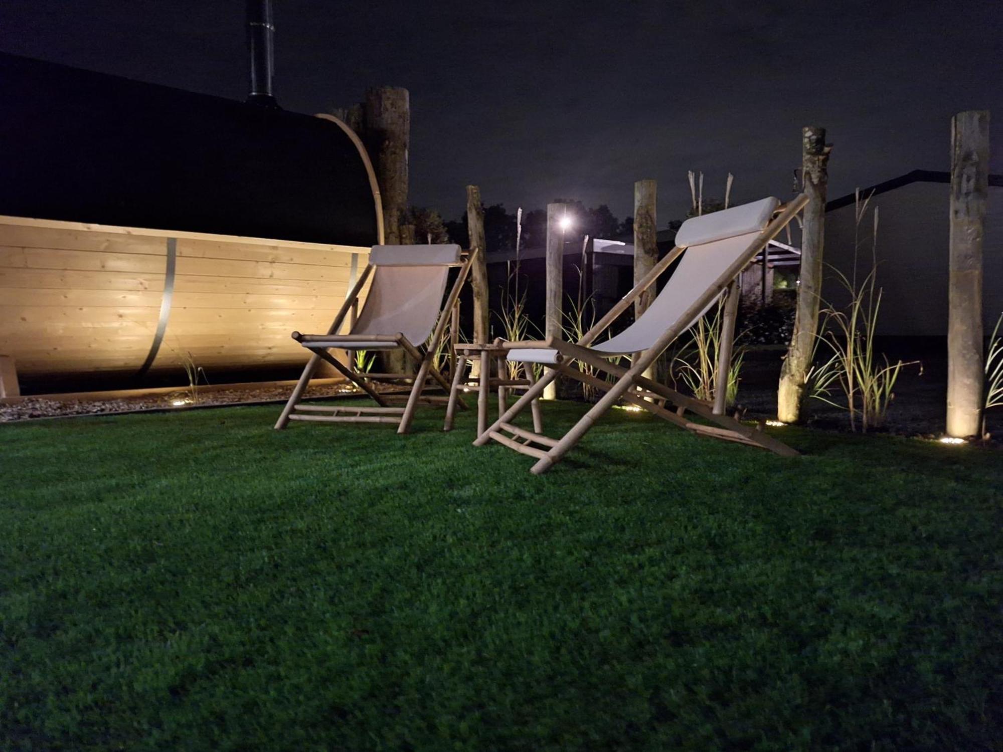 'Relax Lodge Sea' - Wellness Lodge In Zeeland - Private Sauna - Airco - Garden - Outdoor Swimming Pool - Free Wifi, Towels & Bed Linen Heinkenszand Eksteriør billede