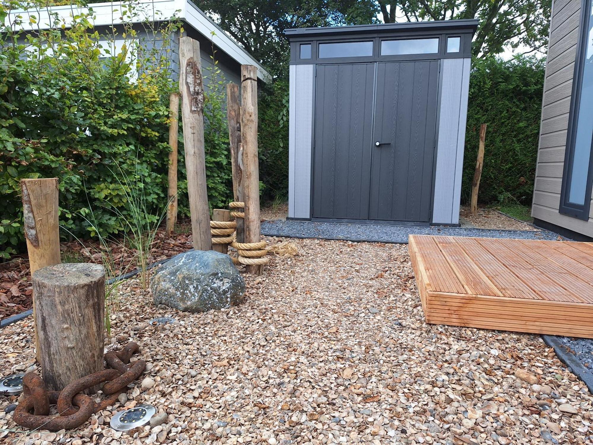 'Relax Lodge Sea' - Wellness Lodge In Zeeland - Private Sauna - Airco - Garden - Outdoor Swimming Pool - Free Wifi, Towels & Bed Linen Heinkenszand Eksteriør billede