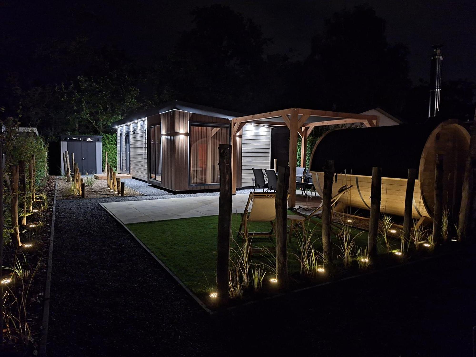 'Relax Lodge Sea' - Wellness Lodge In Zeeland - Private Sauna - Airco - Garden - Outdoor Swimming Pool - Free Wifi, Towels & Bed Linen Heinkenszand Eksteriør billede