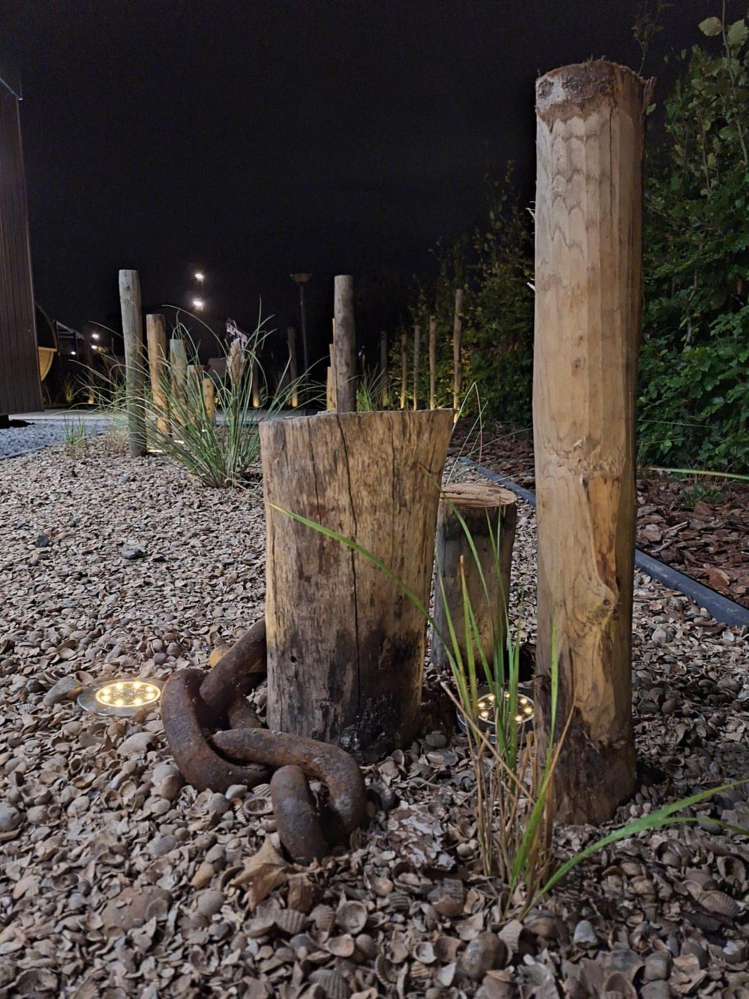 'Relax Lodge Sea' - Wellness Lodge In Zeeland - Private Sauna - Airco - Garden - Outdoor Swimming Pool - Free Wifi, Towels & Bed Linen Heinkenszand Eksteriør billede