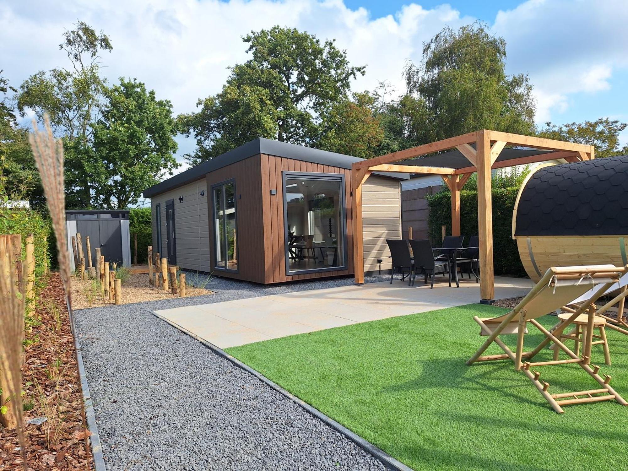 'Relax Lodge Sea' - Wellness Lodge In Zeeland - Private Sauna - Airco - Garden - Outdoor Swimming Pool - Free Wifi, Towels & Bed Linen Heinkenszand Eksteriør billede